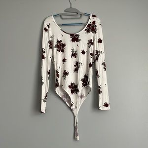 Garage floral body suit